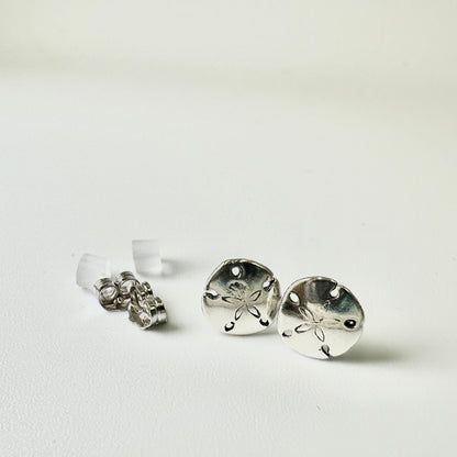 Sterling Silver Sand Dollar Posts