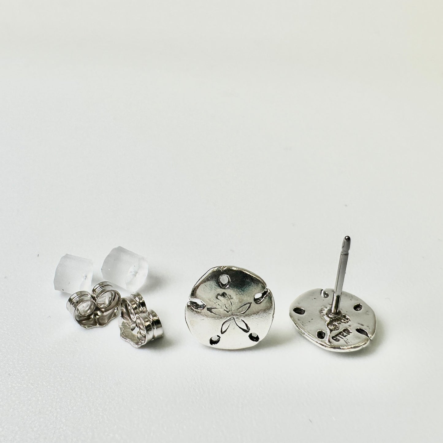 Sterling Silver Sand Dollar Posts