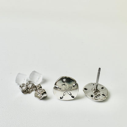 Sterling Silver Sand Dollar Posts