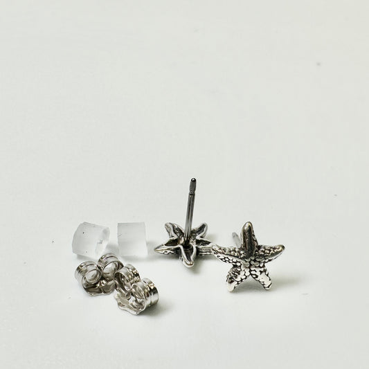 Sterling Silver Starfish Posts